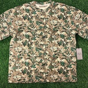 Amongst Others Camo Drop Shoulder Boxy Fit T‑Shirt Men's Medium Green Brown NWT
